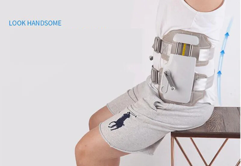 Lumbar Traction Device,Herniated Disc Back Pain Relief Device Back Stretcher