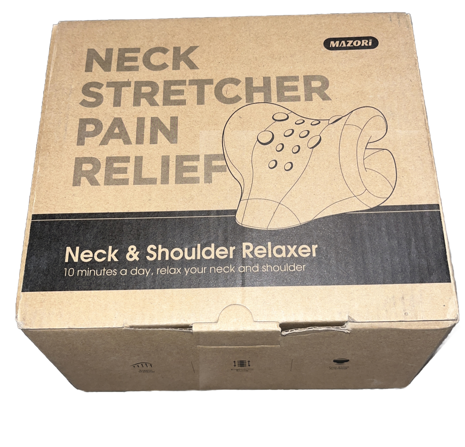 Mazarin Neck And Shoulder Relaxer Pillow/neck Stretcher Pain Relief/blue/B9