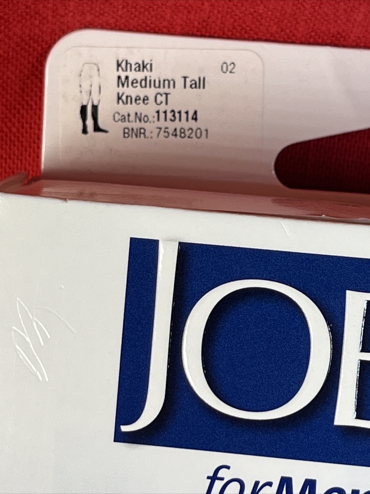 Jobst Men Mens Casual Compression Knee Socks 15-20 mmhg Support Khaki Med Tall