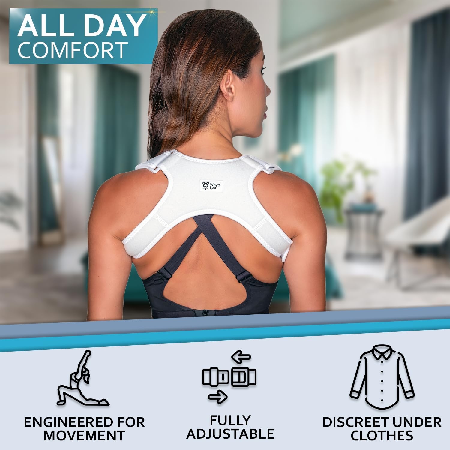 Upper Back Posture and Neck Hump Corrector – for Women and Men – Support Brac…
