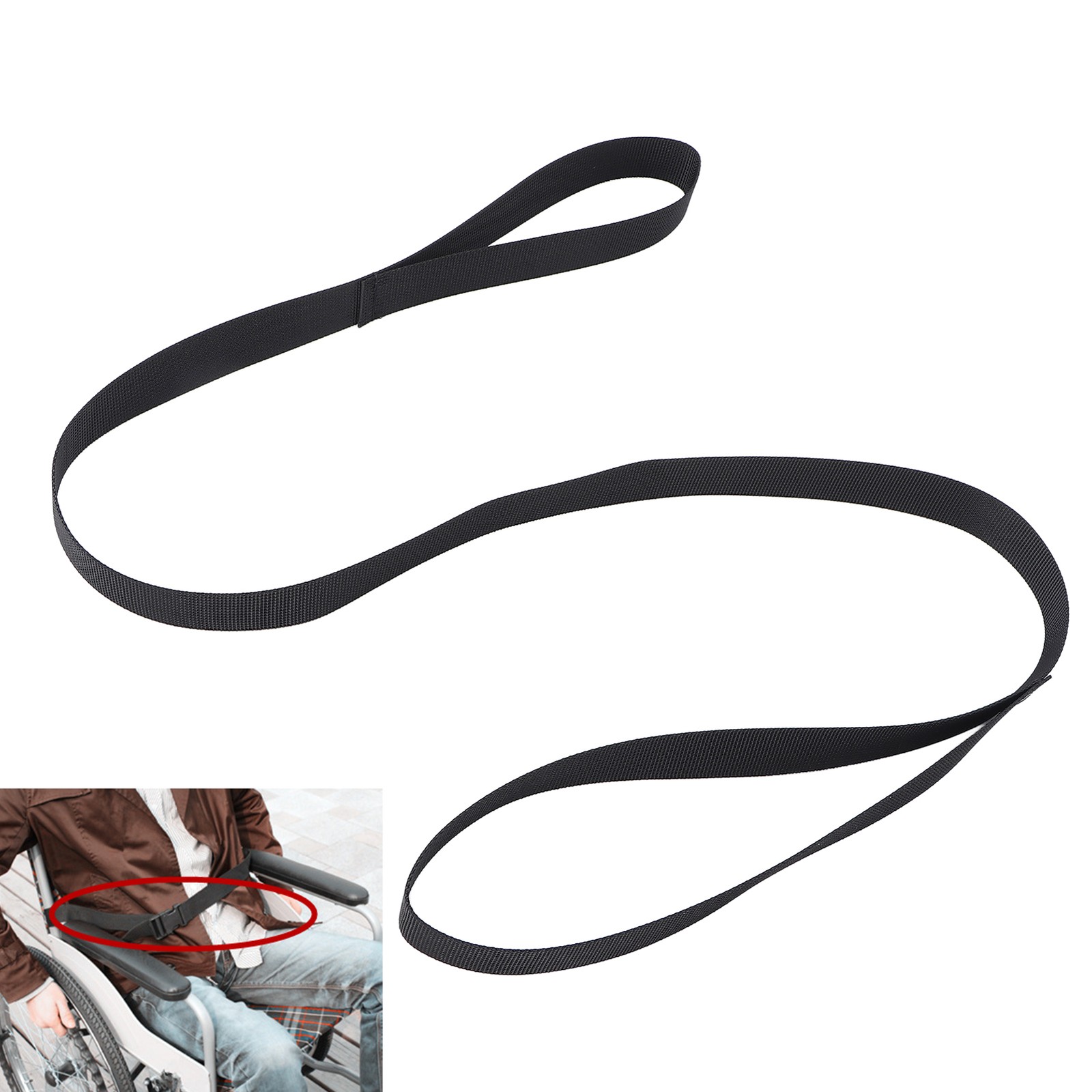 Nylon Leg Lifter Strap Postoperative Recovery Long Band Mobility Aid For Car