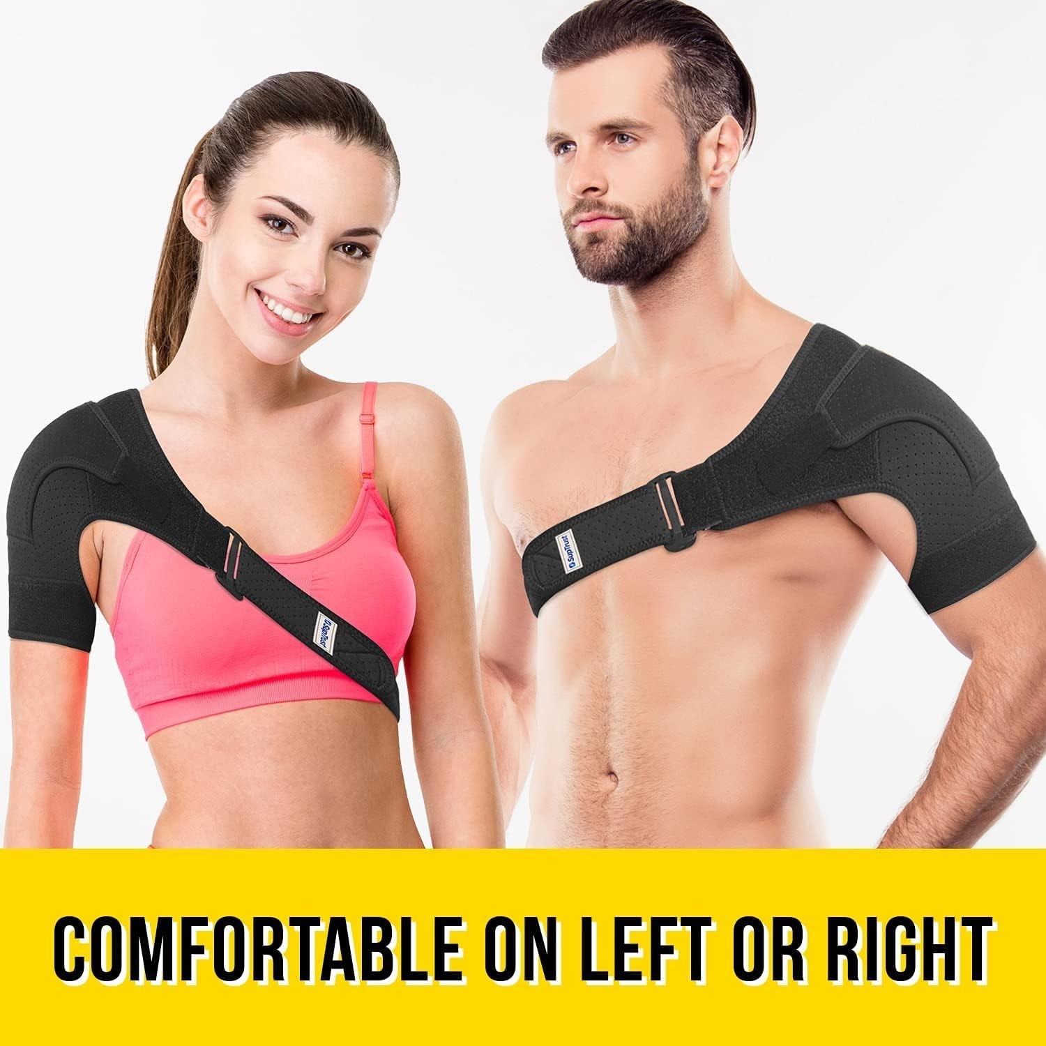 Adjustable Shoulder Brace for Pain Relief | AC Joint, Torn Rotator Cuff Support