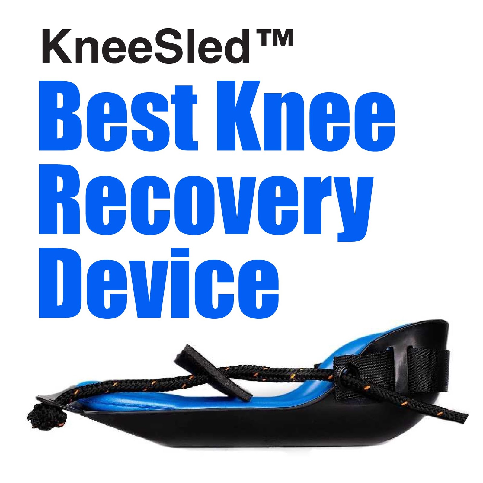 KneeSled Best choice after knee replacement surgery increases One Size, Blue