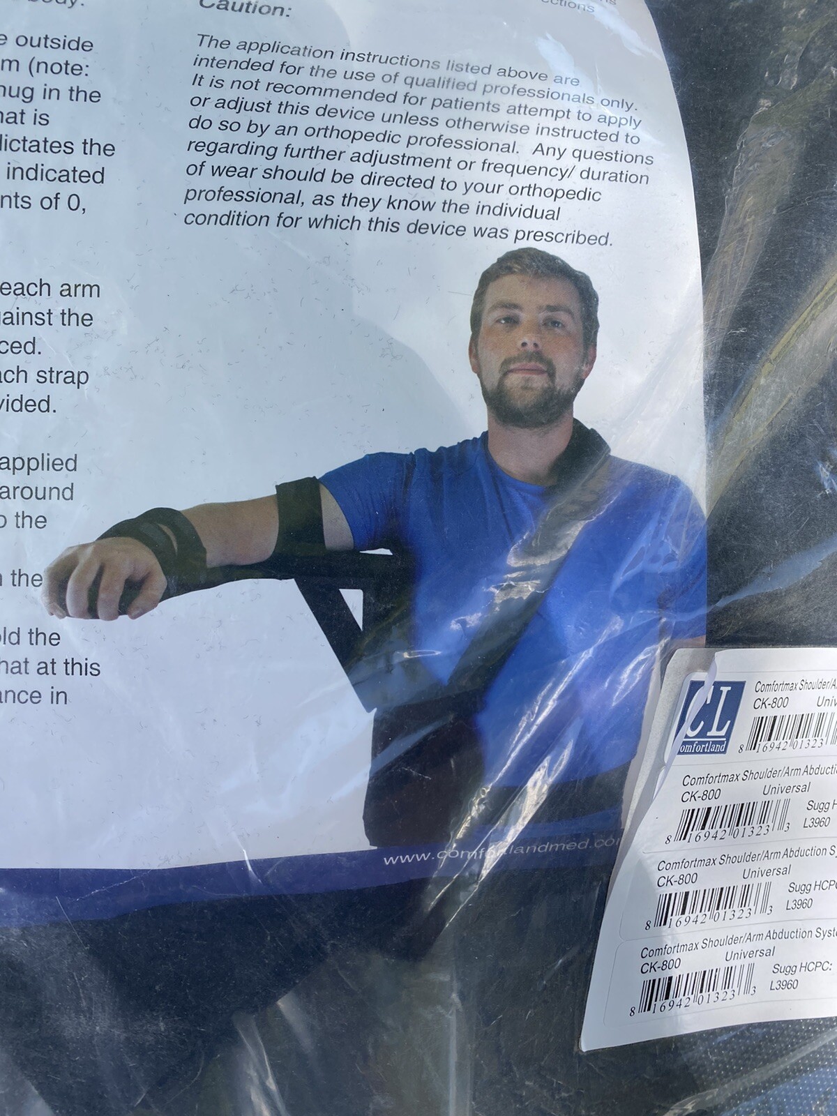 New Comfortmax SHOULDER/ARM Abduction System CK-800 Universal NEW in Bag