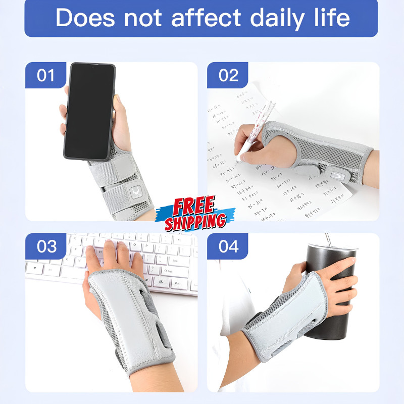 Wrist Brace for Carpal Tunnel Adjustable Splint Left Right Hand Support Brace