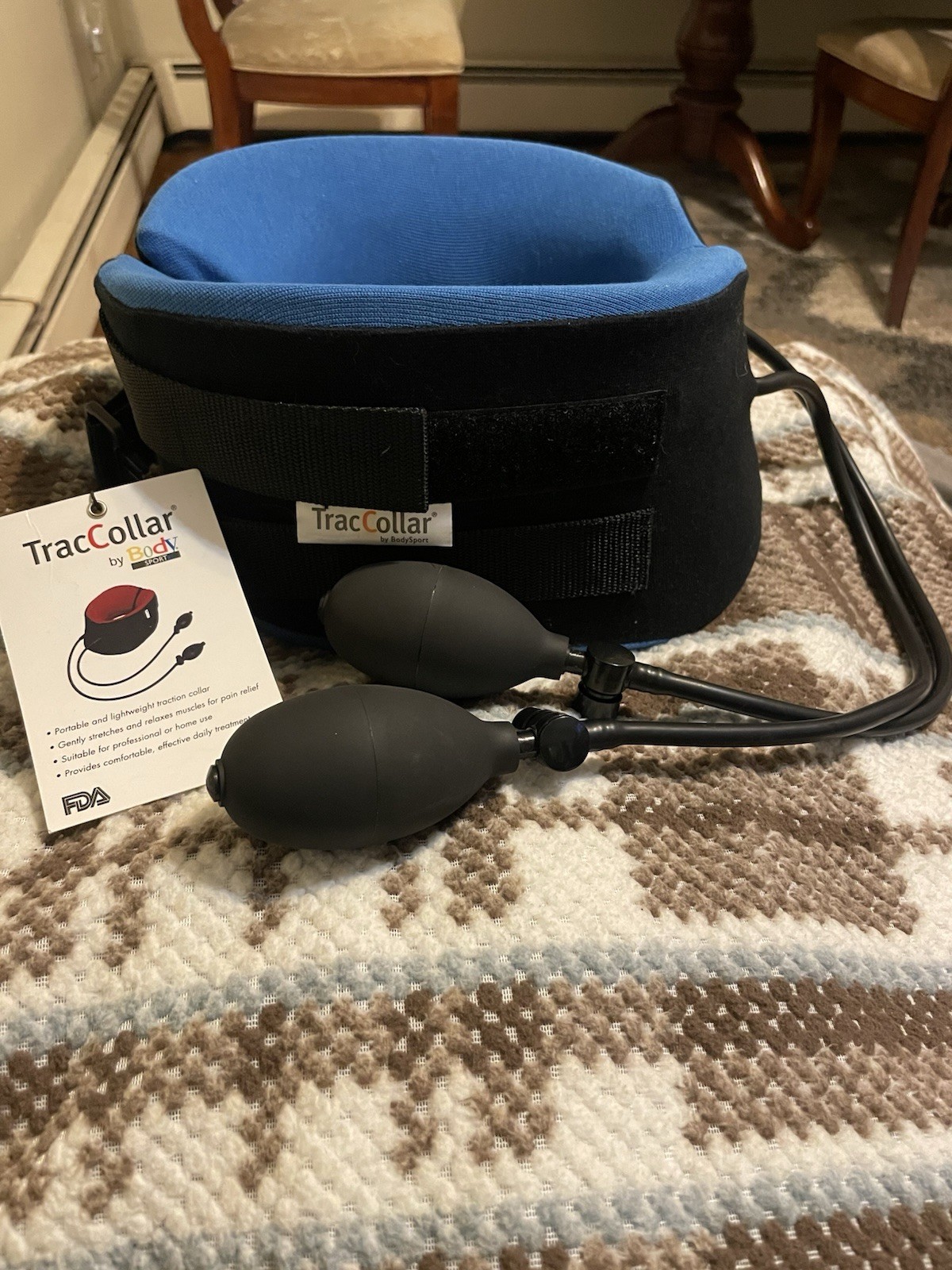 Body Sport TracCollar Cervical Traction, To Relax Muscles & Help in Pain Relief