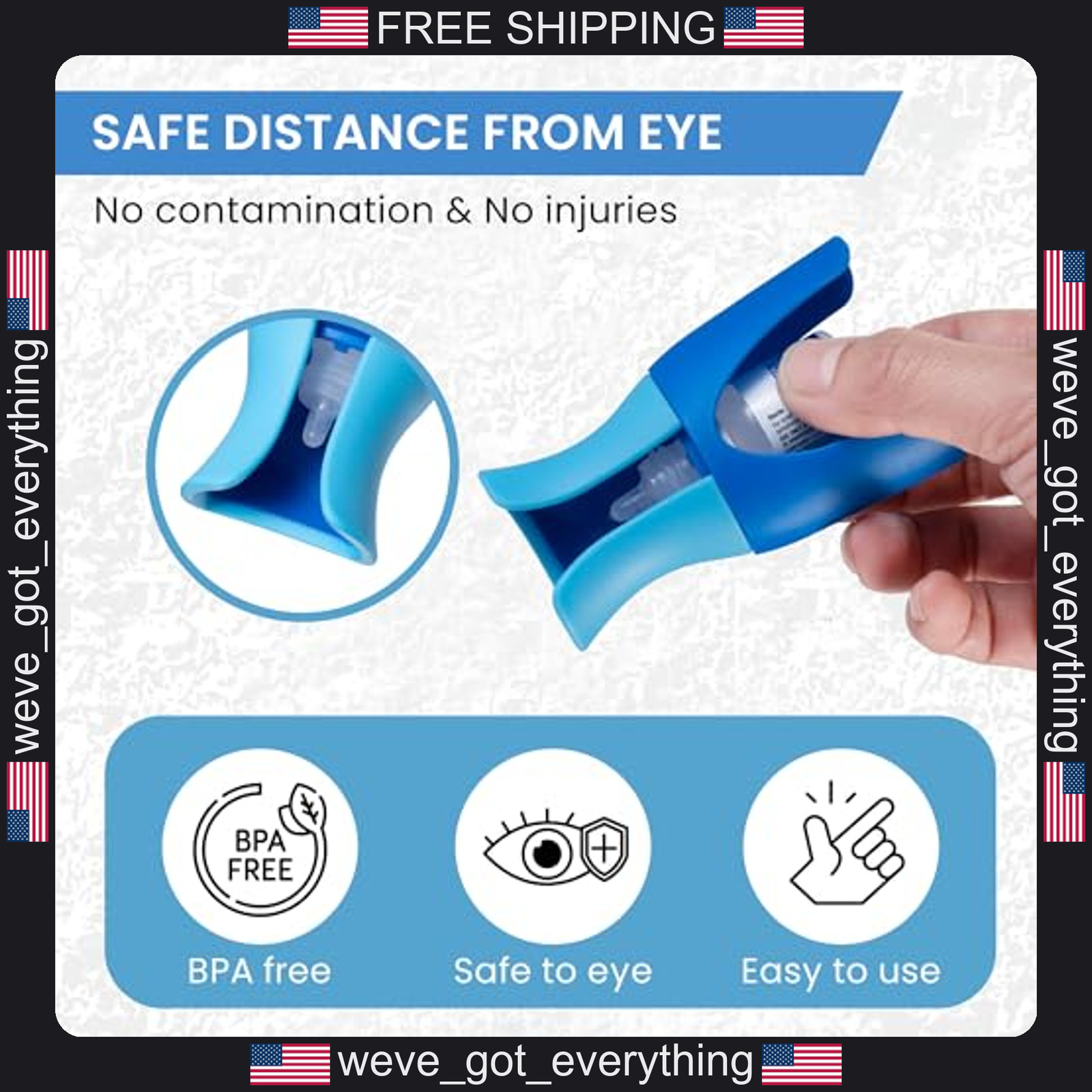 Remedic Eye Drop Guide for Precise Application Arthritis Friendly