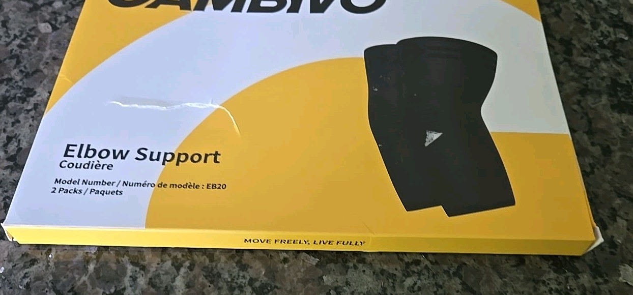 Cambivo Elbo Support 2 Pack SMALL black