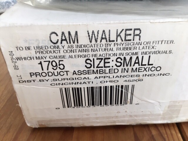 BRAND NEW CAM WALKER II SMALL SEATTLE SYSTEMS HIGH VERSION MEN 5-7 OR WOMEN 6-8