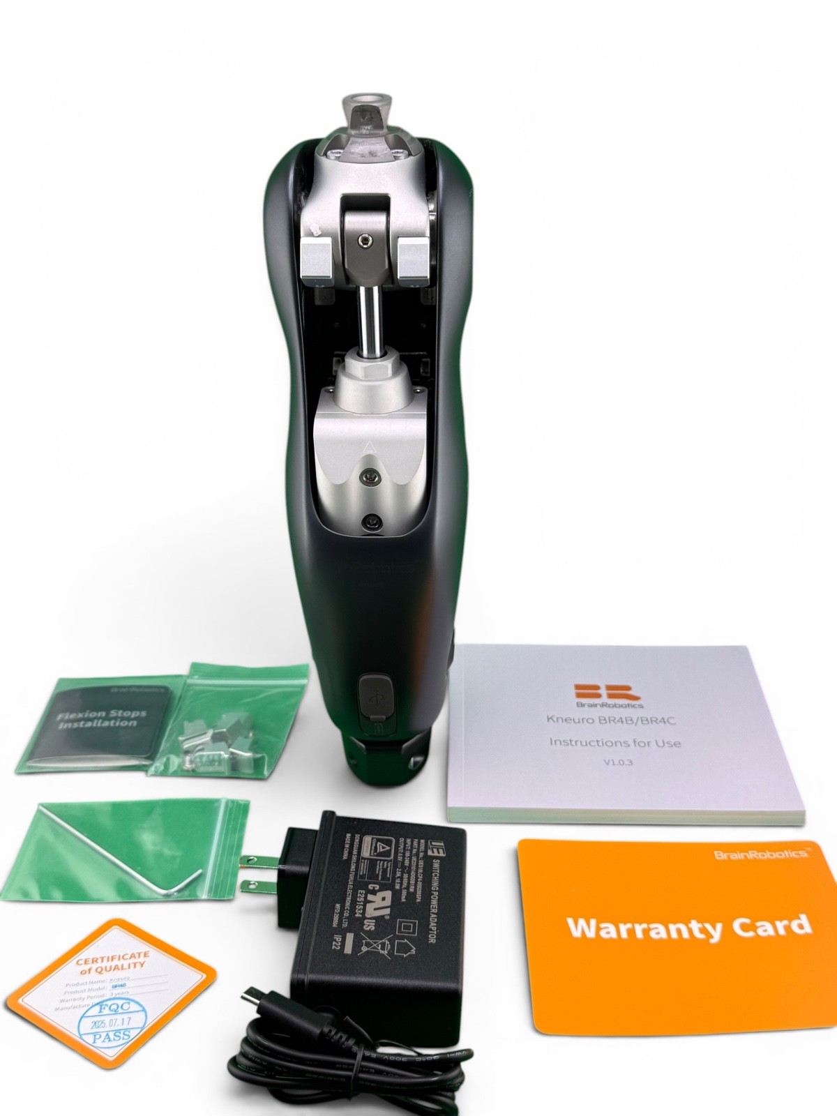 Brainrobotics brain robotics Kneuro Microprocessor prosthetic knee. 2025
