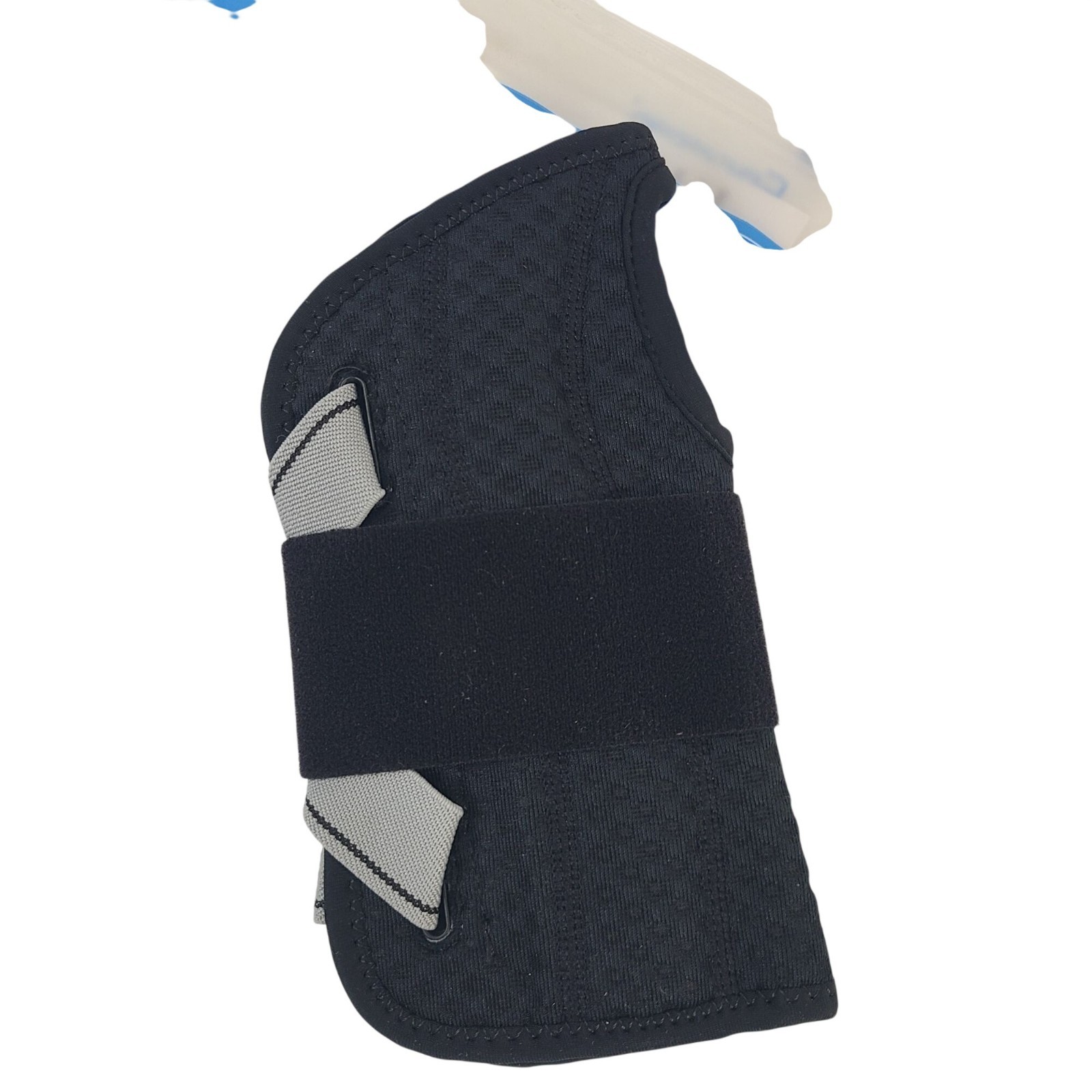 Freetoo Wrist Support Brace For Left Hand S/M Black Gray With Adjustable Straps
