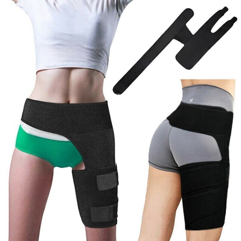 Hip Brace Compression Groin Support Wrap for Sciatica Pain Relief Thigh Recovery