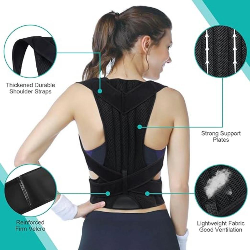 Improve Back Posture and Lumbar Support Unisex Adjustable and Fully Back Support