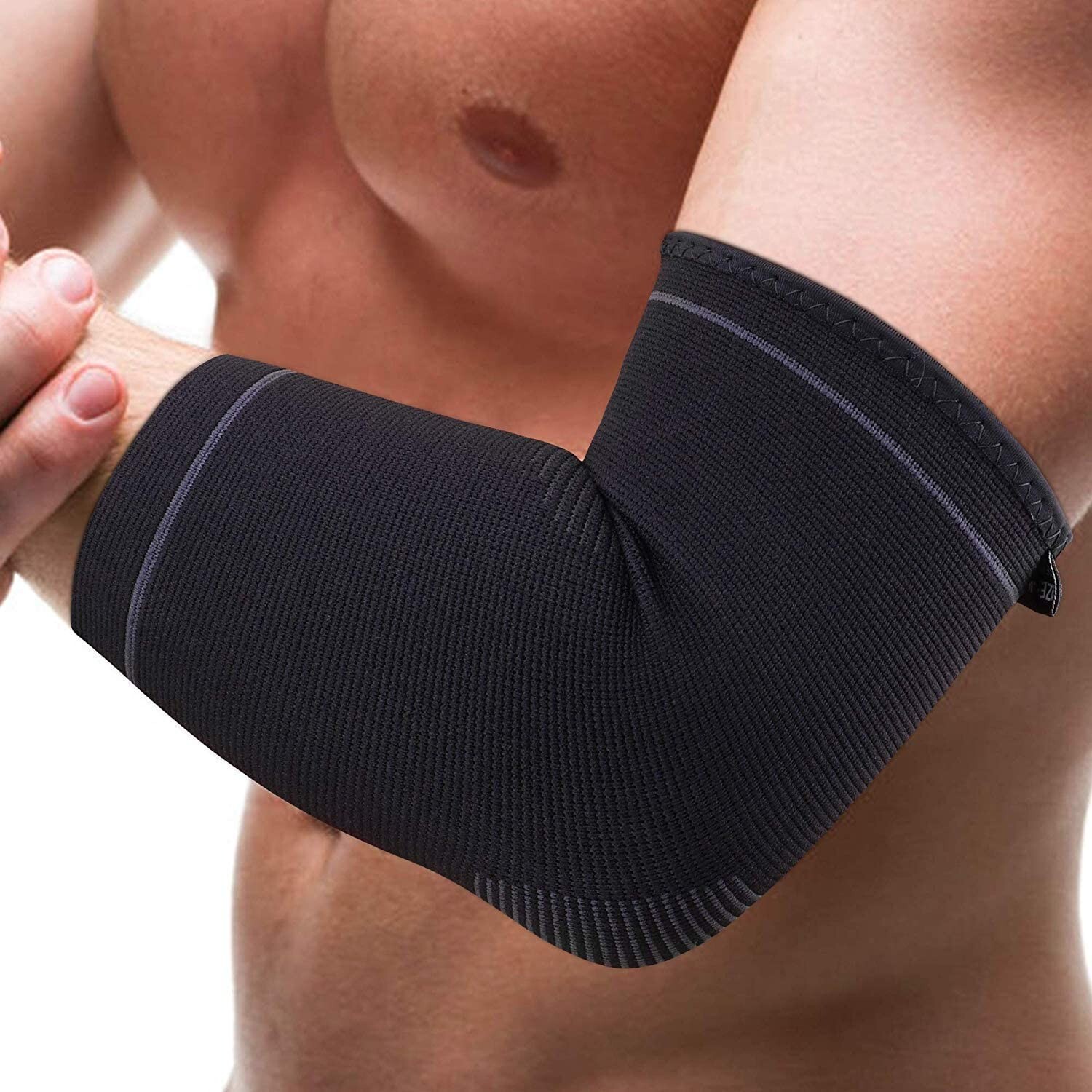 Protle Elbow Brace Compression Support Sleeve Pain Relief &Inflammation (Medium)