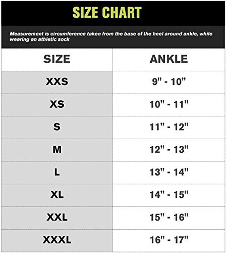 DonJoy Stabilizing Pro Ankle Support Brace, Black, Medium (Pack of 1), Black