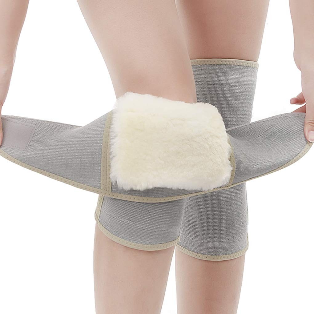 Older Men Women Winter Thick Cashmere Wool Leg Warmer Kneepads Windproof Warm…