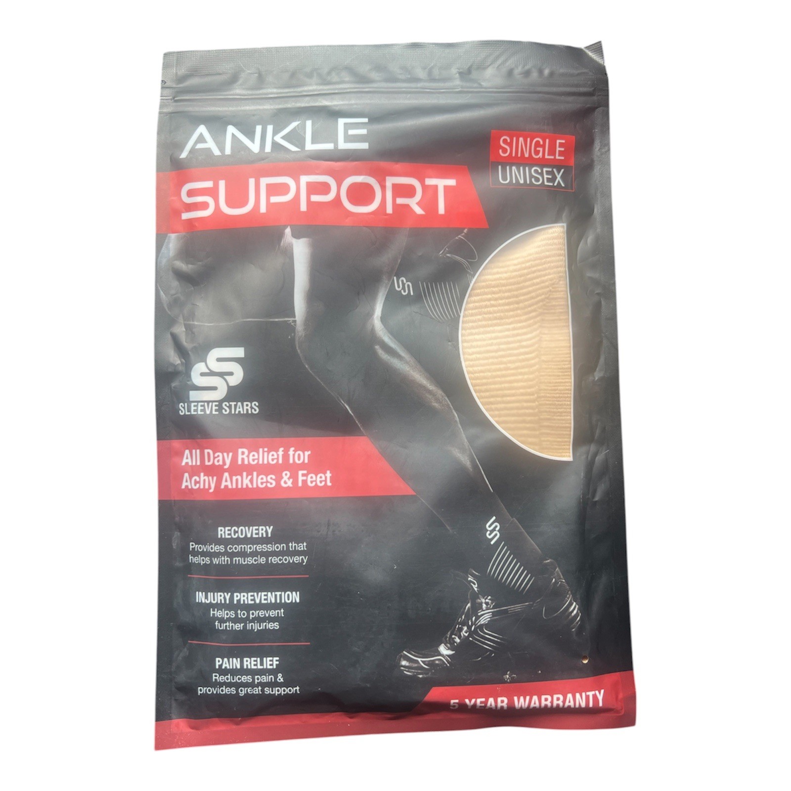 Sleeve Stars Ankle Support All Day Relief for Achy Ankles & Feet Single/Unisex
