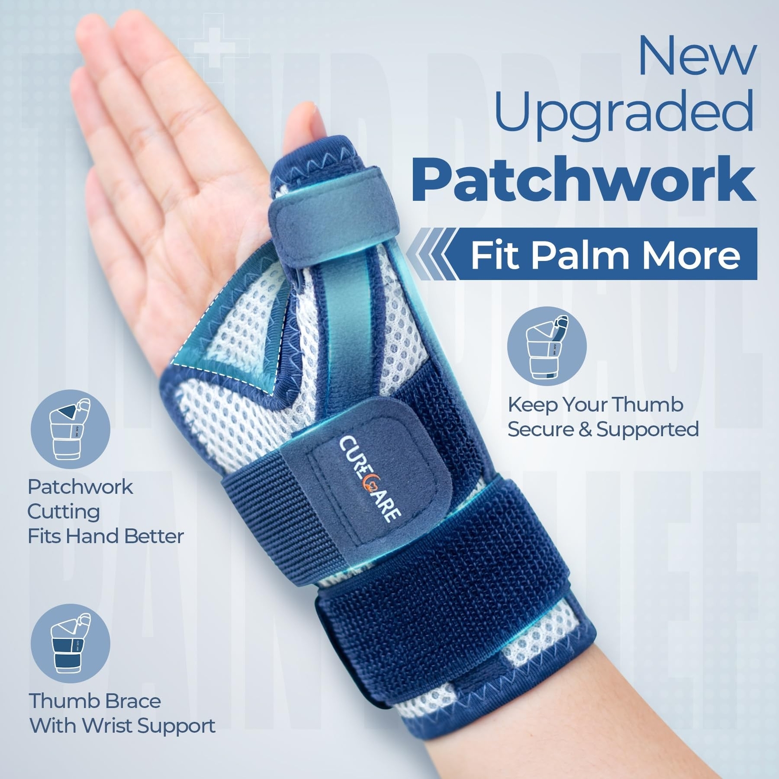 New Updated Thumb Brace for Women and Men, Reversible Trigger Thumb Splint fo…