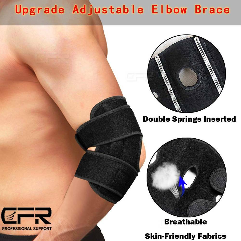Elbow Brace Compression Support Arthritis Tendonitis Joint Pain Tennis Golfers @