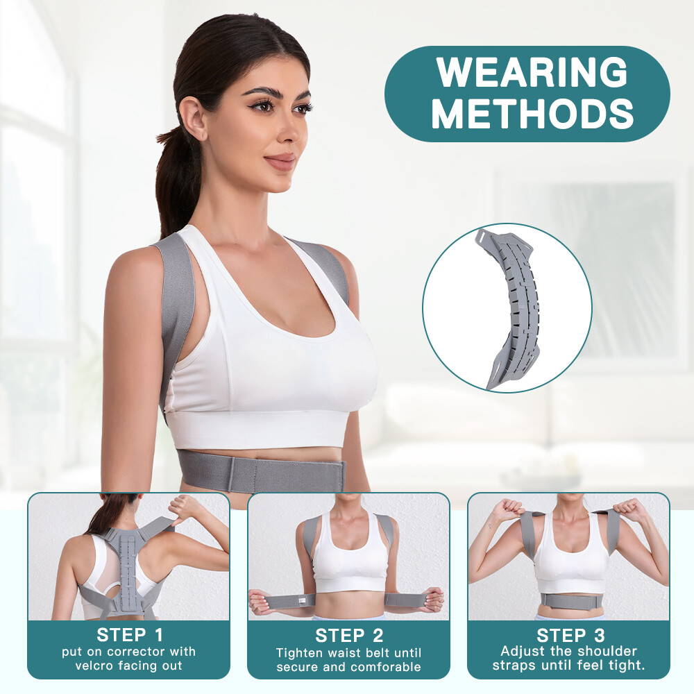 Back Posture Correction Corrector Back Support Shoulder Brace Belt For Men Women