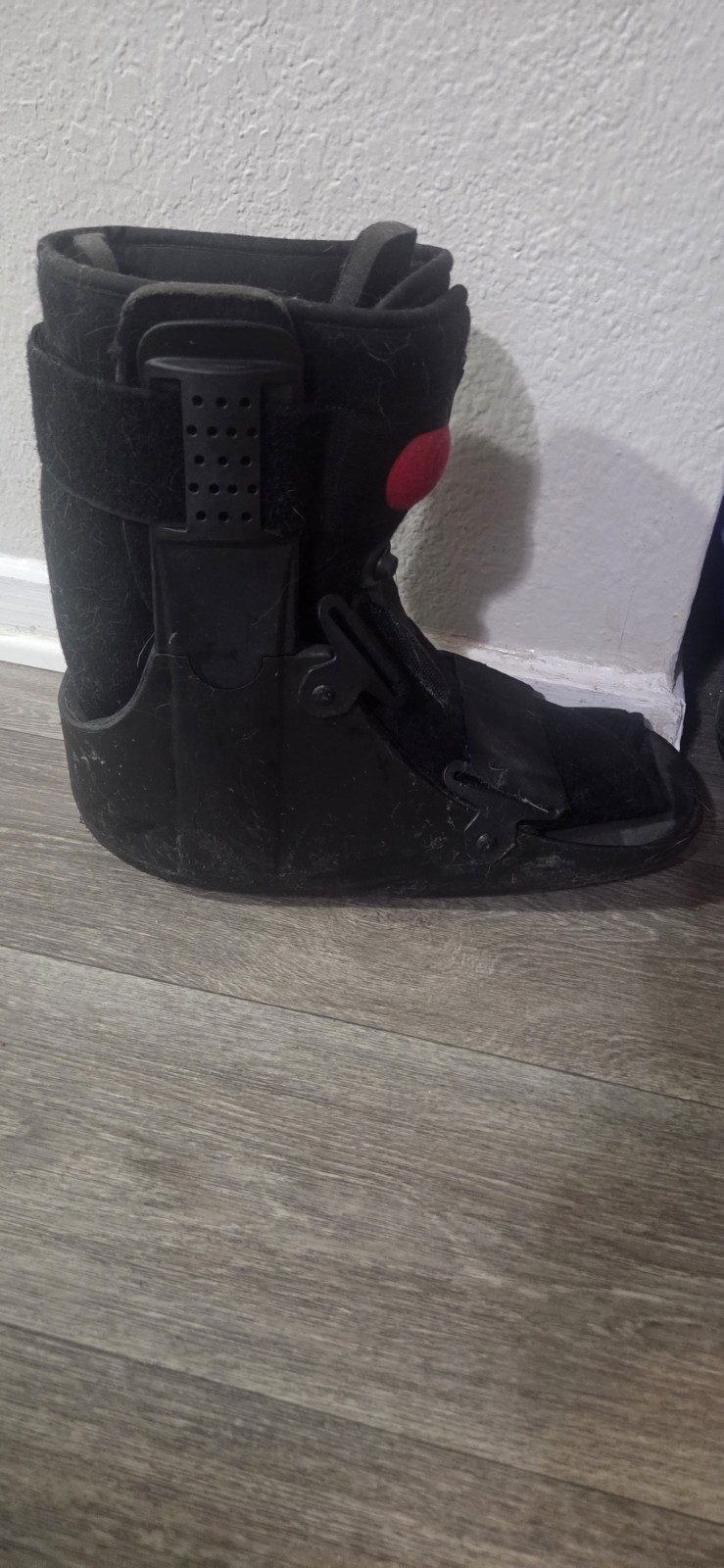 Adjustable Black WalKing Foot & Ankle Boot Sz XL, Scooter & Crutches