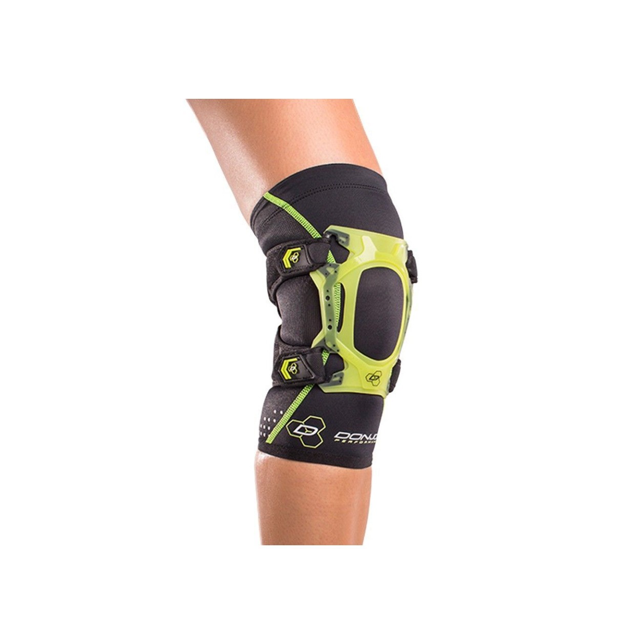 DONJOY PERFORMANCE Webtech Short Knee Brace (Slime Green, Small)