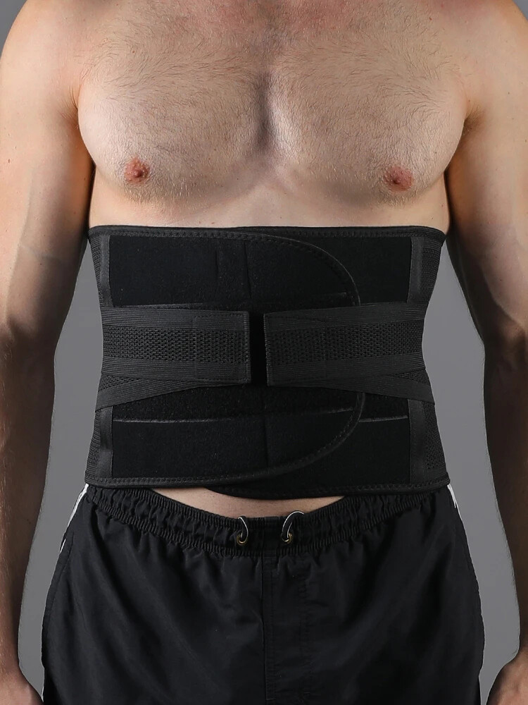 Umbilical Hernia Belt Lower Back Brace Lumbar Support Pain Relief Work or Sports