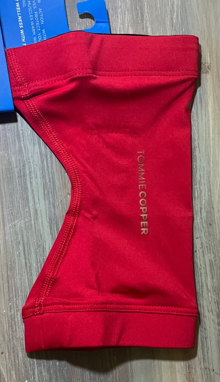 TOMMIE COPPER CORE KNEE SLEEVE Youth Boy Size X-Small Red NEW