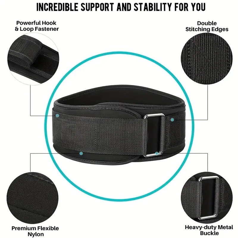 Adjustable Lumbar Support Lower Waist Back Belt Brace Pain Relief Weight Lifting