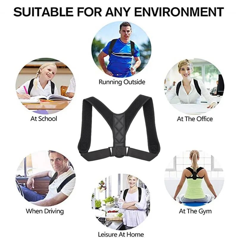 Back Posture Correction Belt Hunchback Corrector Men and Women Sitting Posture