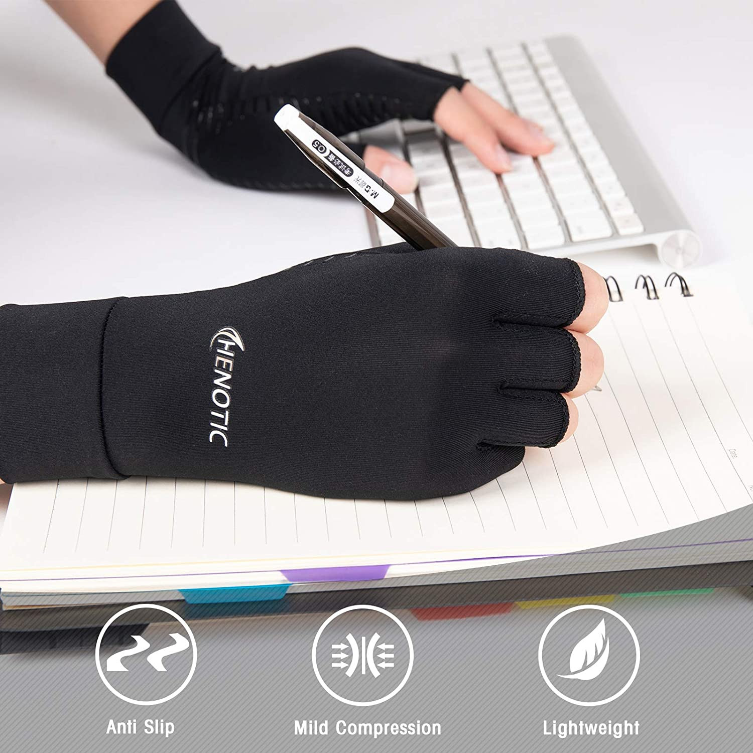 Guantes De Compresion Ortopedicos Para El Dolor De Artritis Y Tunel Carpiano