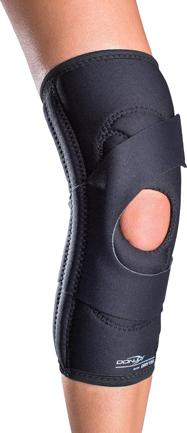DonJoy Lateral J Patella w/Hinge – Neoprene – Left – Small