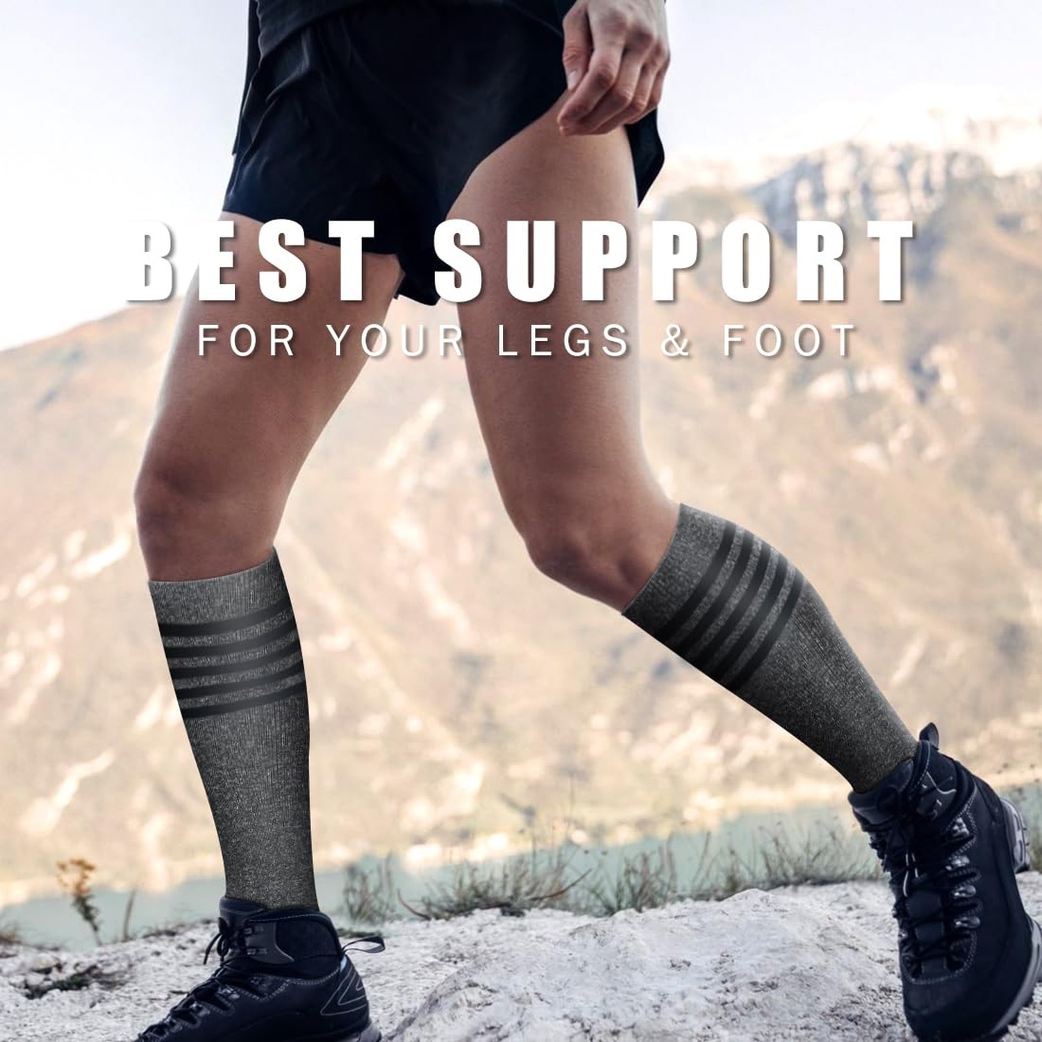 Copper Compression Socks for Women & Men (6 pairs) – Best Support for Nurses,…
