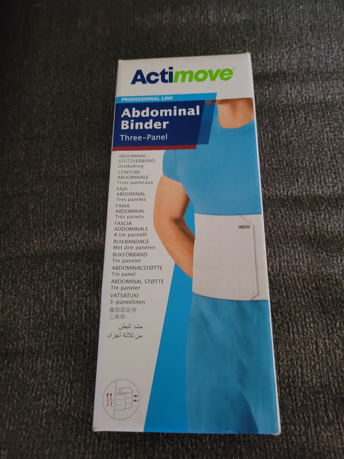 Abdominal Binder actimove three panel professional line