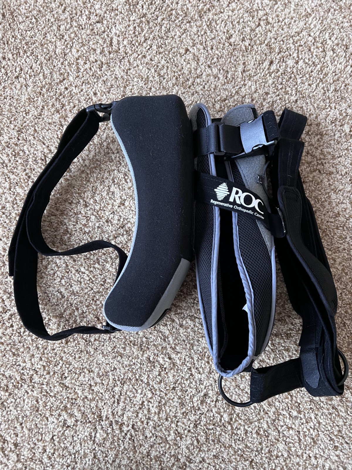Top Shelf ~ ROC Orthopedic Arm Sling Black Adjustable Foam Support Size M