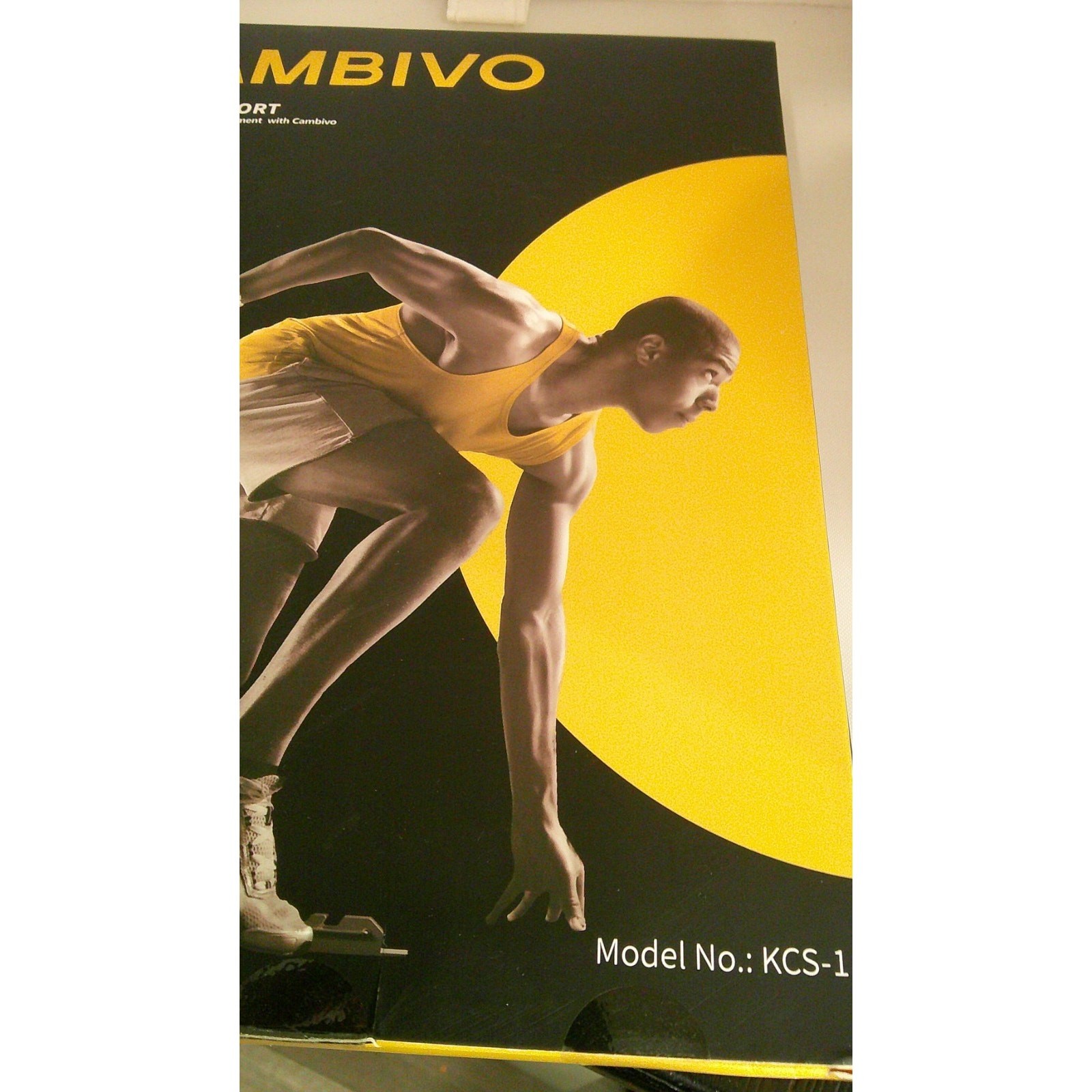 CAMBIVO ‎KCS-1 Patella Knee Support Strap Black 2-Pack NEW