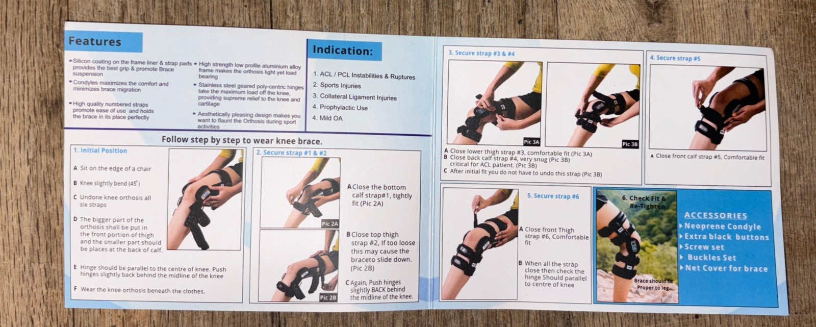 Z1 K6 Hinged Unloader Knee Brace Support for Arthritis Pain OA ACL Meniscus Tear