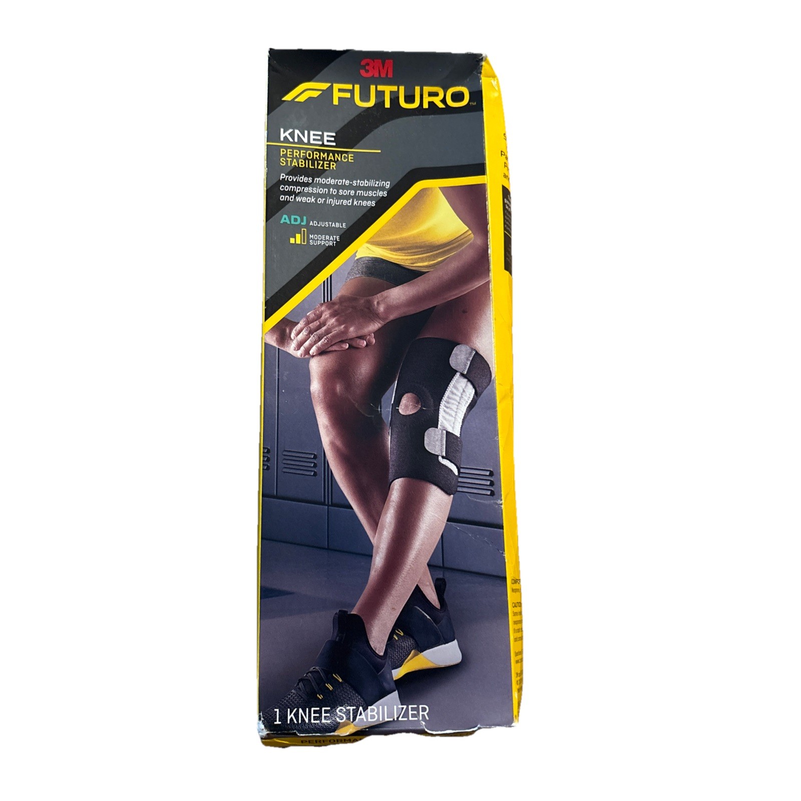 3M Futuro Knee Performance Stabilizer Brace Adjustable Moderate Support 13-17.5”