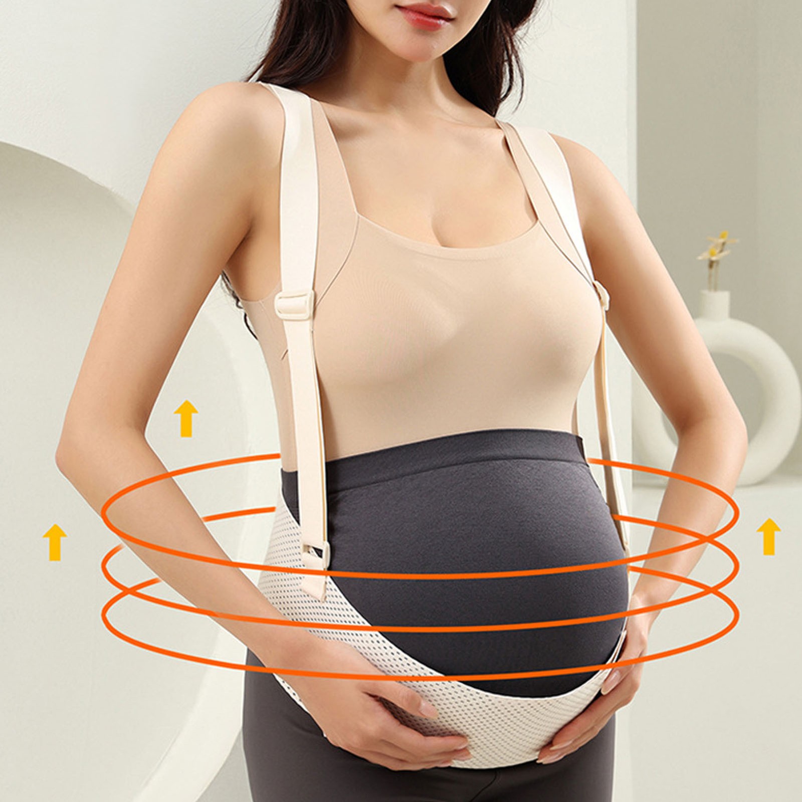 2-Adjustable Maternity Belly Support Belt For Lower Abdomen And Hip Pain Relief
