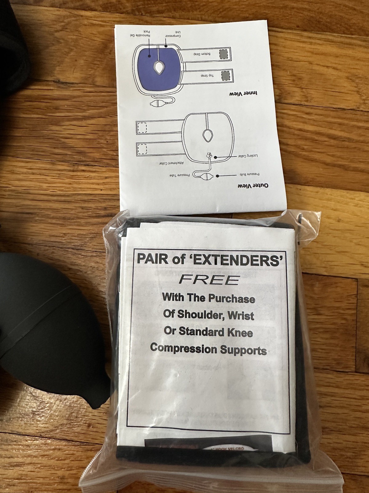 ThermoActive Knee Support Compression Therapy #6022 No Extra Pad