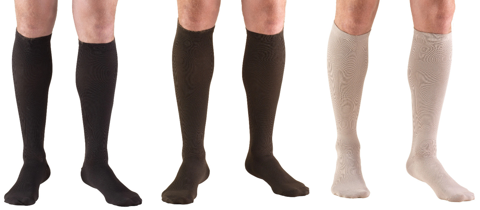 Truform 1944 Men’s Compression Dress Socks [20-30 mmHg] Knee High [1x Pair]