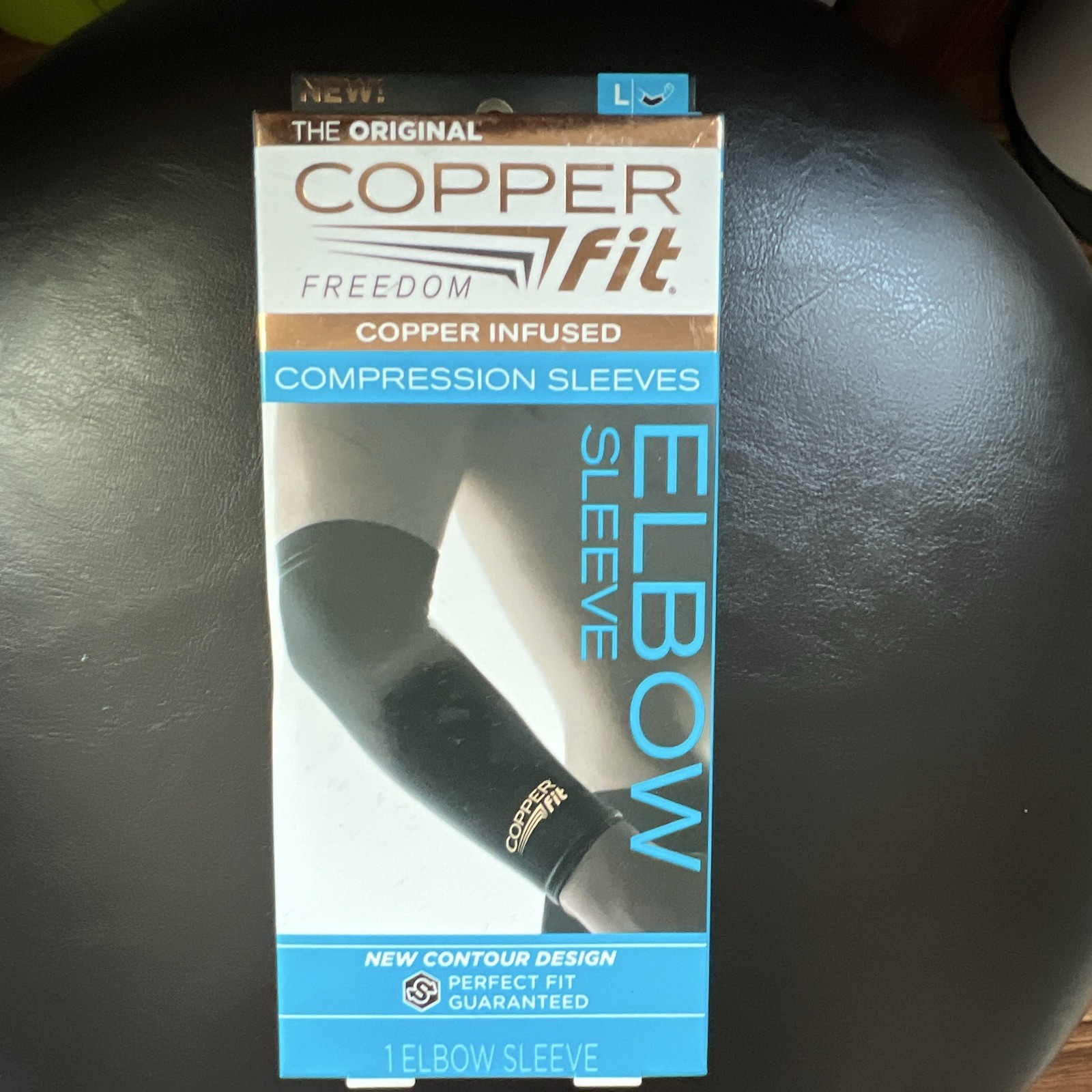 Copper Fit Freedom Elbow Compression Sleeve L 1 Pack New Sports Elbow Sleeve