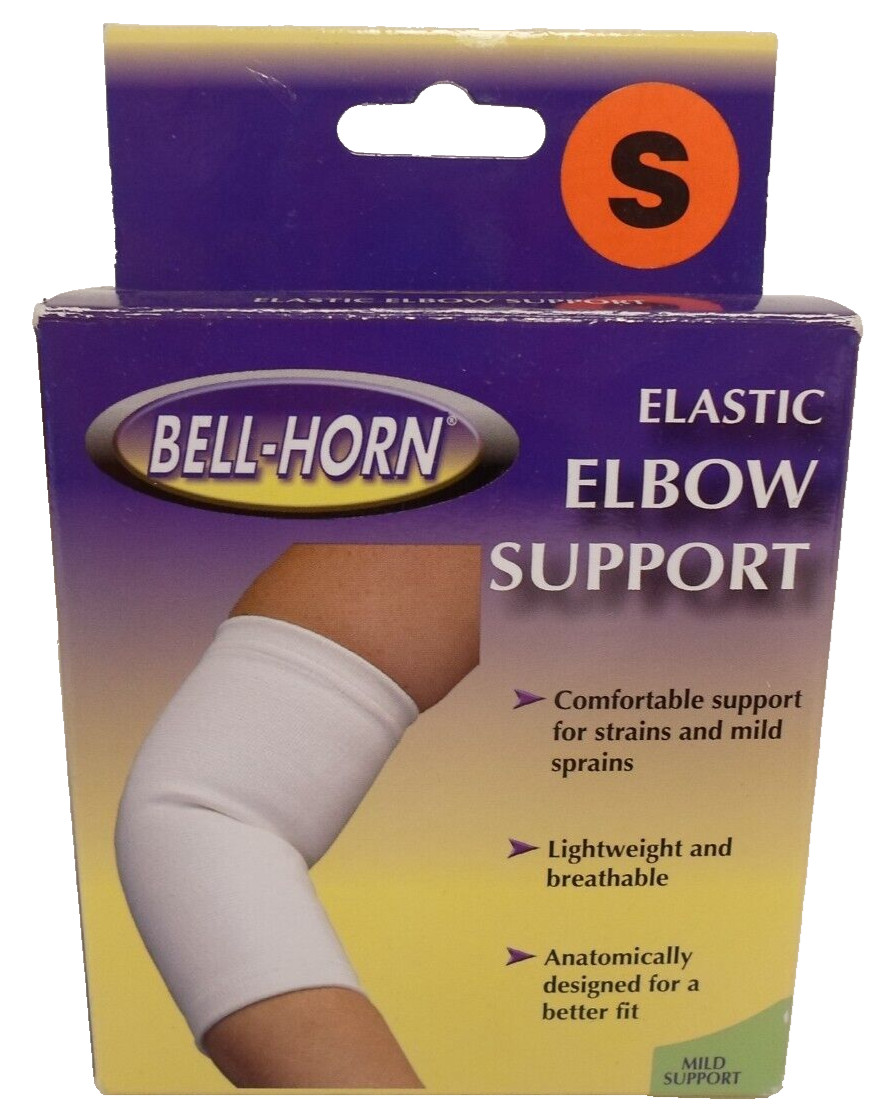 SMALL 8-9″ Elastic Elbow Support Wrap Brace Stability Sprain Active Compression