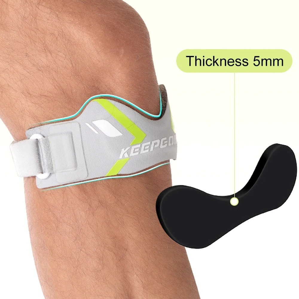 1Pc Adjustable Patella Knee Strap Pain Relief Support Brace for Sports Workout