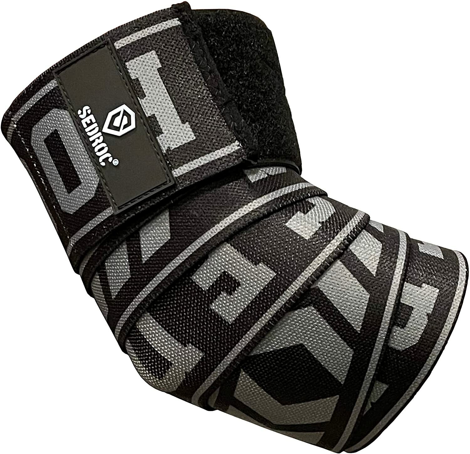 Sedroc Pro Elbow Wraps Weightlifting Powerlifting Bench Press Gym Straps – Pair