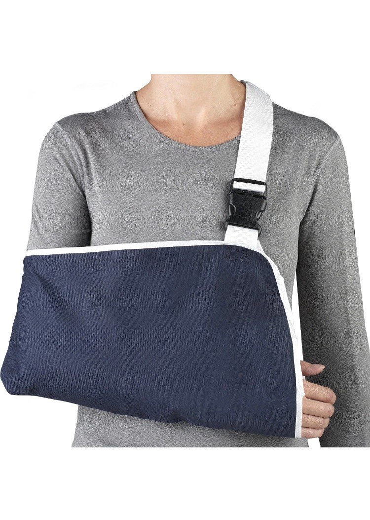 OTC Cradle Arm Sling, Thumb Loop, Reversable Left or Right Shoulder (Navy) Unive