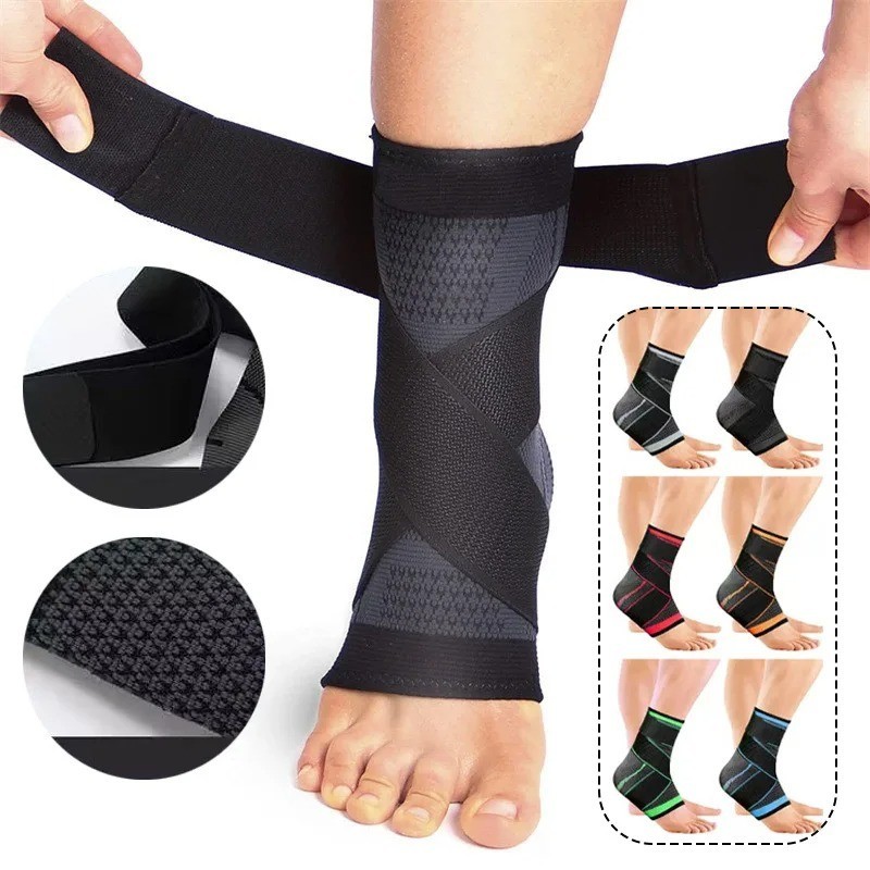 Adjustable Ankle Brace Compression Support Sleeve Sports Sprain Strap Wrap