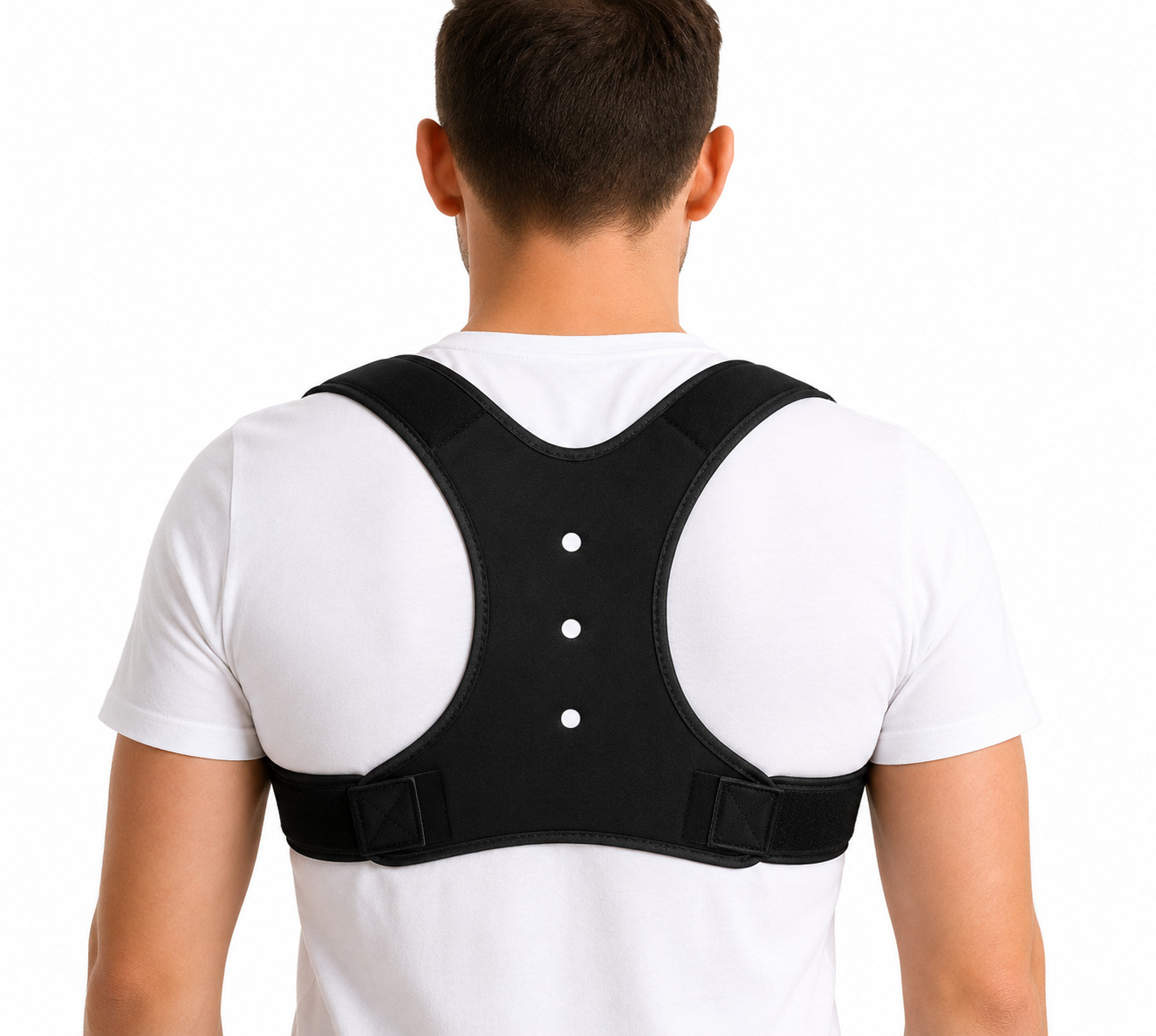 Posture Support Brace for Men Women – Adjustable Back & Shoulder Corrector