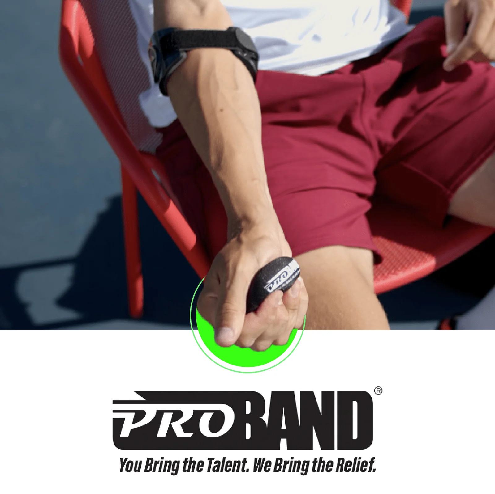 Therapeutic Exercise Ball Compatible Bandit or Bandit XM for Elbow & Forearm