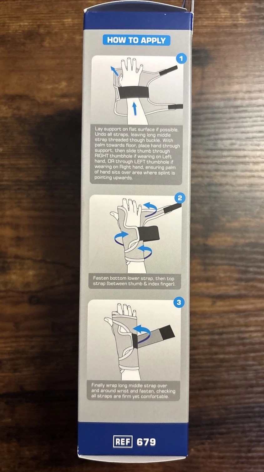 Neo G Universal Wrist Brace For Left or Right Wrist One Size Fits Most REF 679